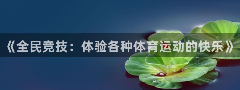 米兰体育官网下载招商电话号码：《全民竞技：体验各种体育运动的